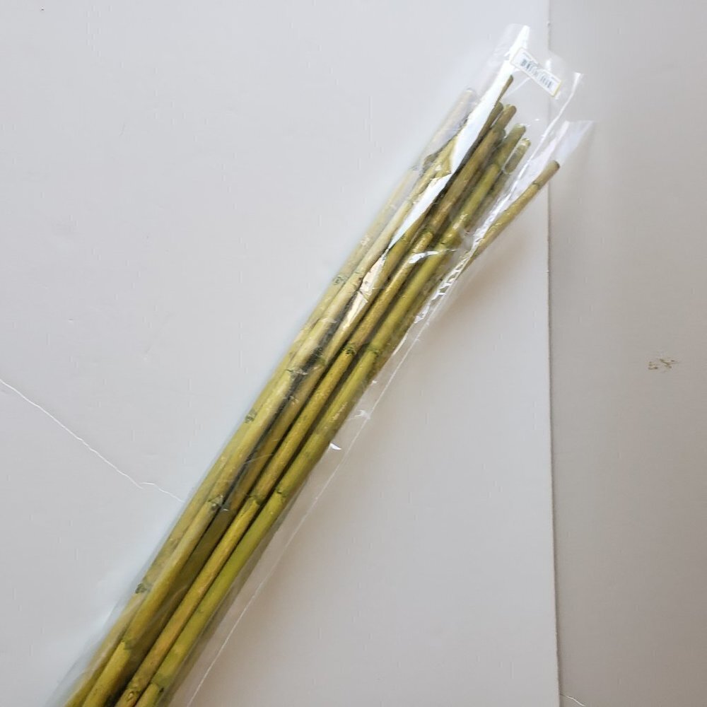 Pencil Bamboo Floral - Basil Green